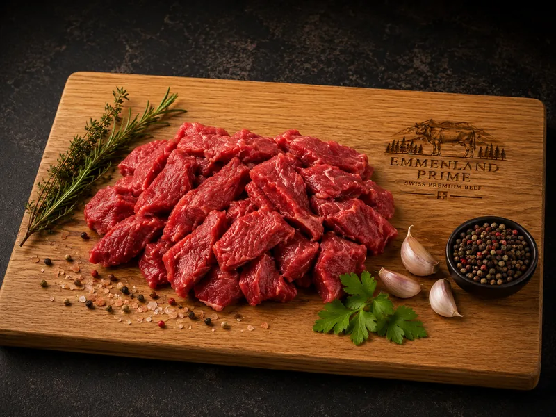 Rinds Geschnetzeltes – Dry Aged Beef aus dem Emmental